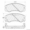 thumbnail image 3 of Centric Parts 300.05790 Semi Metallic Brake Pad with Shim, 3 of 3