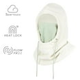 thumbnail image 4 of Pasamontañas DYNWAVEMX máscara de esquí Bandana cálido Protector Térmico clima frío para hombres mujeres cuello calentador capucha para motocicleta blanco, 4 of 8