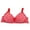 Red, variant on 1PC Lace Bras for Women, Large Cup Cover Plus Size New Cotton Bra C Soft Without Steel Ring Three Buckle Bra Thin Cup Bra Everyday Bras
