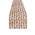 thumbnail image 3 of MYPOP Poker Suits Table Runner Placemat 16x72 inches, Vintage Black and Red Tablecloth for Office Kitchen Dining Wedding Party Home Decor, 3 of 6