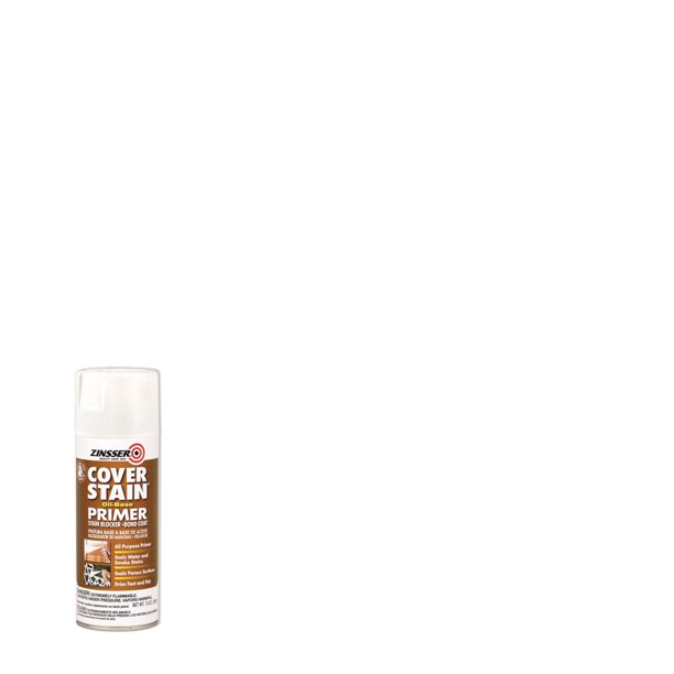 White, Zinsser Cover Stain Flat OilBased Interior and Exterior Primer