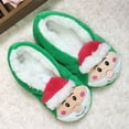 thumbnail image 6 of Christmas Slippers House Shoes for Women Fluffy Soft Cozy Bedroom Cartoon Plush Cute Slippers for Indoor Outdoor Use, 6 of 8