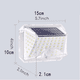 thumbnail image 2 of Luz solar de seguridad para exteriores, iluminación de todos los lados, para jardín, césped (1 paquete), 2 of 5