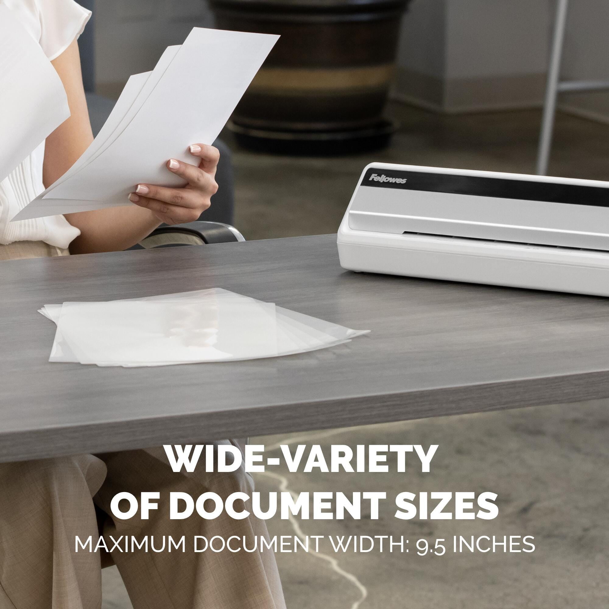 Fellowes Saturn 95 Laminator with Pouch Starter Kit