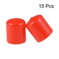 thumbnail image 2 of Unique Bargains 27mm ID Red Screw Thread Protectors Vinyl End Caps 5 Pack, 2 of 3