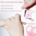 thumbnail image 5 of 10 in 1 Baby Safetycare and Grooming Kit for Baby Girl Boy Newborn Care Kit Toddlers Nail Clippers (Pink), 5 of 5