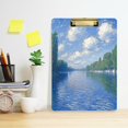 thumbnail image 2 of FORMRS Acrylic Clipboard with Low Profile Clip Standard A4 Letter Size, 12.5" x 9", Blue Sky and River, 2 of 8