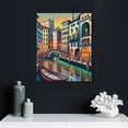 thumbnail image 4 of Awypu Vintage Travel Poster Milan Italy Canvas Art Poster Gift Wall Decor Posters Bedroom Decorative Posters, 4 of 4