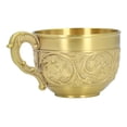 thumbnail image 2 of Taza De Café De Latón, Taza En Relieve De Latón Fácil De Limpiar Para Ceremonia Para Fiesta, 2 of 7