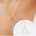 thumbnail image 2 of Heart Pendant Necklace for Women – 14K Gold Filled Cable Chain, Dainty Gift for Her, Bridesmaid or Best Friend Birthday, Trendy Bridal Jewelry (Hammered Design Rose Gold Filled with 18in Chain), 2 of 6