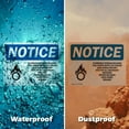 thumbnail image 5 of (2 Pack) Flammable Storage Building Fuel Sign, 5 of 7