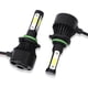 thumbnail image 1 of Bombillas Led Universales Para Faros Delanteros De Coche H4/H7/9005/9006 Iluminación Automotriz 72 W 9000Lm 6500K Blanco Frío 1 Par Yuarrent VI008821-08, 1 of 6