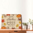 thumbnail image 4 of Balery Thanksgiving With A Grateful Heart Pattern Canvas Decorative Picture – 30x40in Premium Wall Art, Modern Canvas Print for Home Decor（Horizontal）, 4 of 6