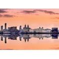 thumbnail image 2 of Panoramic Skyline Liverpool Uk Wall Mural Decal Sticker, Wallmonkeys Peel & Stick Vinyl Graphic (24 in W x 17 in H), 2 of 4