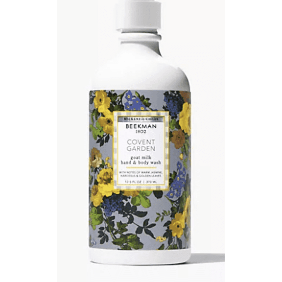 Beekman 1802 Covent Garden Goat Milk Hand & Body Wash 12.5 oz – Nourishing Cleansing Wash for Soft, Hydrated Skin