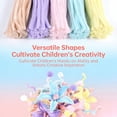 thumbnail image 3 of 200 Pcs Macaron Pastel Chenille Stems Mixed Color Pipe Cleaners for DIY Art Crafts, Creative School Projects & Handmade Decorations, Soft & Flexible Fuzzy Sticks for All Ages（6mm x 12 Inch）, 3 of 8