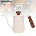 thumbnail image 3 of Pour Over Coffee Kettle, 600ML Gooseneck Narrow Long Spout Coffee Pot with Scale Hand Drip Kettle for Home Office Camping, 3 of 7