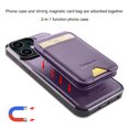 thumbnail image 4 of Allytechgroup Case for iPhone 12 Mini with Detachable Cards Holder, RFID Blocking 2 In 1 Wallet Case with Kickstand Shockproof Back Cover Shell for iPhone 12 Mini, Purple, 4 of 8