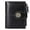 Black, variant on Small Wallet for Women RFID Blocking Genuine Leather Wallet Bifold Purse Zipper Coin Pocket Credit Card Holder with ID Window