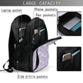 thumbnail image 4 of Easygdp Swan With Stars Mochila para Laptop de Viaje con Puerto USB, Mochila para Laptop con Puerto de Carga USB para Mujeres y Hombres, 4 of 7