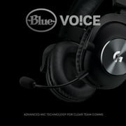 Logitech G PRO x Gaming Headset (2nd Generation) In-Ear with Accessories Included, Dts Headphone:x 7.1 and 50 mm, Black, 1 Pack