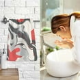 thumbnail image 7 of Red Gray Liquid Marble Cotton Face Towels Absorbent Hand Towel Soft Bathroom Towel for Kitchen Hotel Decoration, 7 of 7