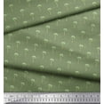 thumbnail image 3 of Soimoi Green Cotton Jersey Fabric Palm Leaves Print Fabric by Yard 64 Inch Wide, 3 of 3