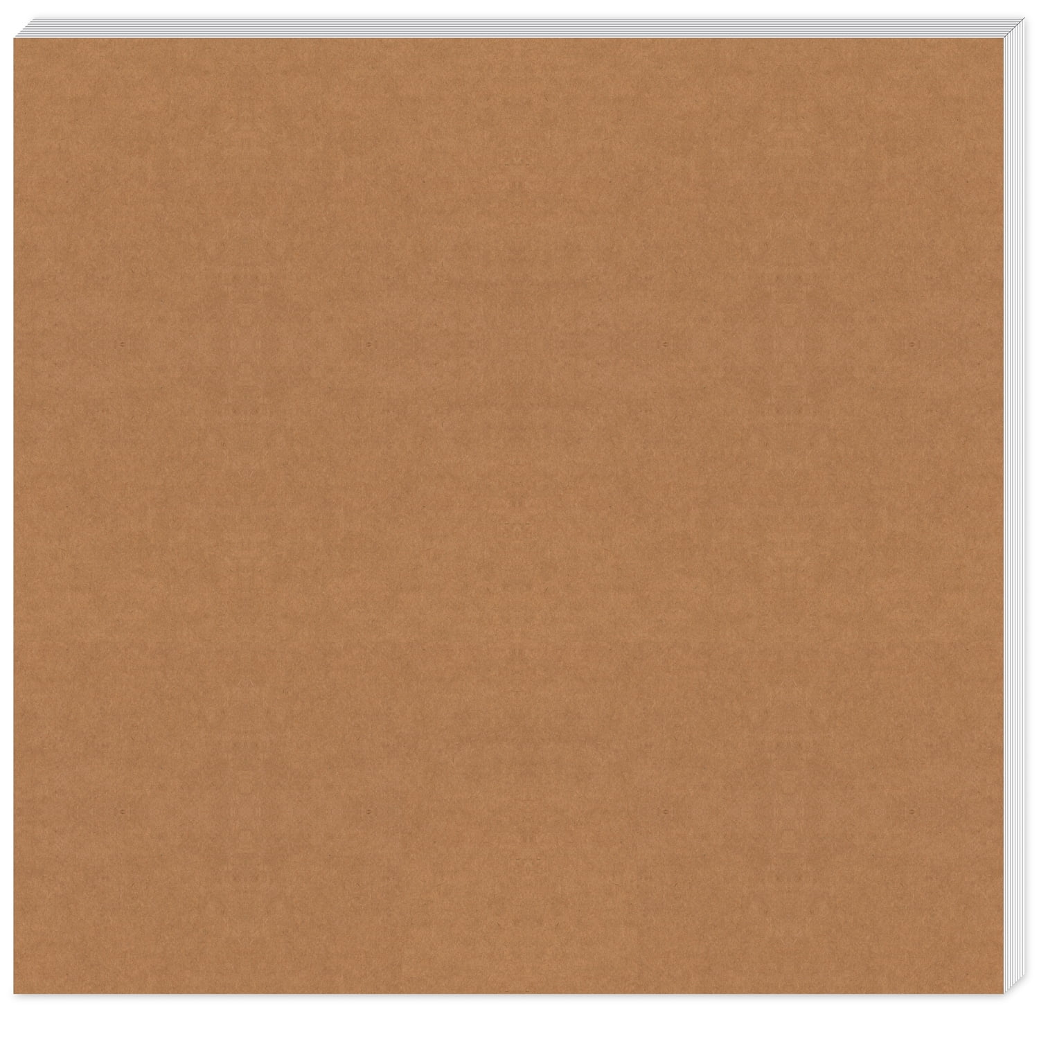 Roobee by Mara-Mi White Textured Cardstock Paper, 12" x 12," 200 GSM, 40 Count New