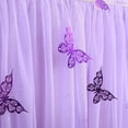 thumbnail image 4 of 6ft Purple Butterfly Table Skirt for Butterfly Baby Shower Gilrs Tulle Tutu Table Cloth Cover for Butterfly Theme Birthday Party Wedding Cake Dessert Table Decorations, 4 of 8