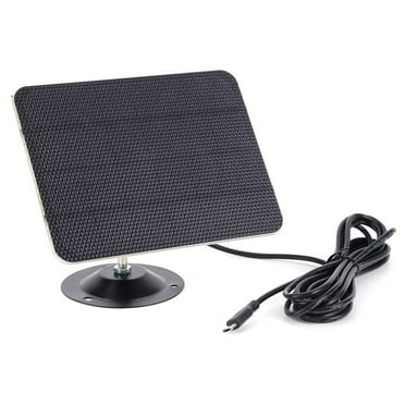 RichLink 3W Solar Panel Solar Panel Charger for Camera Security Wireless Doorbell Power