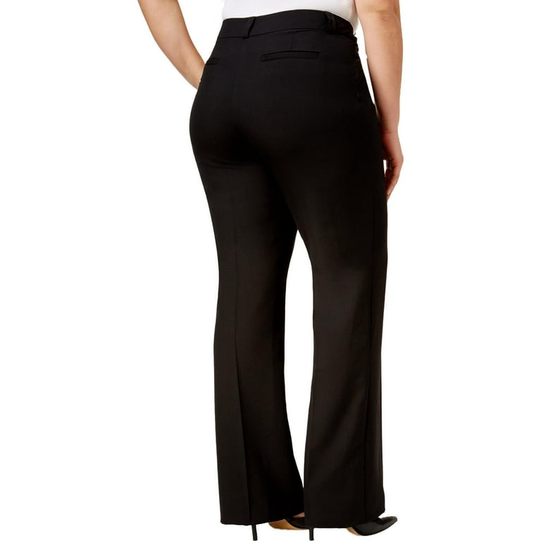 Alfani Womens Plus Curvy Fit Office Trouser Pants