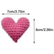 thumbnail image 2 of Fiudx Corazón de Bolsillo de Ganchillo, Hecho a Mano con Hilo Acrílico, Tarjeta de Nombre Extraíble, Regalo Cálido En Forma de Corazón, para San Valentín o Cumpleaños, 2,7 X 2,3 Pulgadas, Decoración, 2 of 5