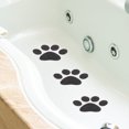 thumbnail image 1 of unbranded 20Ud Pegatinas De Antideslizantes Para Bañera Con Estampado De Huellas Negros, 1 of 8
