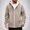 2-Khaki, variant on Mens Fleece Lined Jacket Zip up Hoodies Casual Long Sleeve Warm Sweatshirts Fall Winter Soft Cozy Coats with Pocket New Mens Outerwear Jacket Dark Blue M