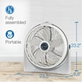 Lasko 20" Cyclone Air Circulator Floor Fan with Wall Mount Option, 23