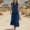 *Navy, variant on ClodeEU Women's V Neck Short Sleeve Tiered Midi Dress,Casual A Line Flowy Dress Green,Women's Plus L