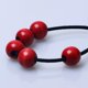 thumbnail image 2 of Wood Beads TOP HUNTER, 16 mm, rojo oscuro, 120 unidades, agujero grande, 2 of 7