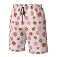 thumbnail image 5 of Kdxio Hand Drawn Strawberry Pattern Mens Casual Shorts - Drawstring Summer Beach Sports Shorts for Men, 5 of 9