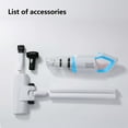 thumbnail image 7 of Lightweight Stick Vacuum, 8500Pa Powerful Suction Vacuum Cleaner with Swivel Head, Duster with Long Expandable Neck, 2-Stages Filtration, Easy to Maneuver, 7 of 7