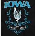 thumbnail image 2 of Iowa Floral Corn Symbol Cute IA Women's Graphic T Shirt Tees Brisco Brands S, 2 of 5