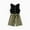 Green, variant on PatPat Kid Girl Button Design Sleeveless Belted Splice Romper Jumpsuit Shorts,Sizes 4Y-12Y,One Piece