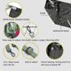 thumbnail image 4 of Hamaca para Gatos QIPAN Colgante Lavable Impermeable XXL Negra, 4 of 6