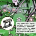 thumbnail image 3 of HUGFEGWE 6pcs #50 Roller Chain Connecting Links, Master Connector Link Heavy Duty for Bycicles, Mini Bikes, Motorcycles, Go-Karts, Agricultural Machine, Home and Industrial Machinery CA919-164708, 3 of 6