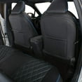 thumbnail image 7 of EKR Custom Fit CHR Car Seat Covers for Select Toyota CHR 2017 2018 2019 2020 2021 2022-Leatherette Full Set(Black with Blue Trim), 7 of 7