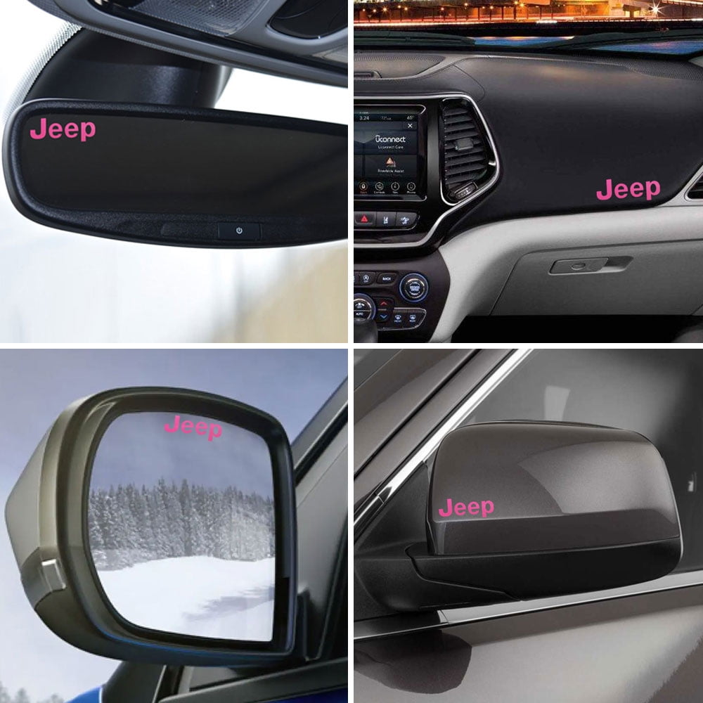 IPG for Jeep Steering Wheel Overlay Decal Vinyl Cover Set of 3 for Emblem Do it Yourself Stickers Set Personalize Your Jeep 