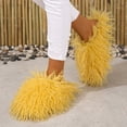 thumbnail image 3 of Women's Curly Furry Slippers, Indoor Thermal Cozy Fuzzy Shoes, Warm Bedroom Floor Plush Slippers With Non-slip Sole, 3 of 8