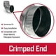thumbnail image 4 of Codo de conducto ajustable, 90 grados, HVAC Mitchell Metal, 4 pulgadas, 4 of 6
