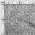 thumbnail image 2 of oneOone Cotton Cambric Gray Fabric Floral Retro Craft Projects Decor Fabric Printed By The Yard 56 Inch Wide, 2 of 5