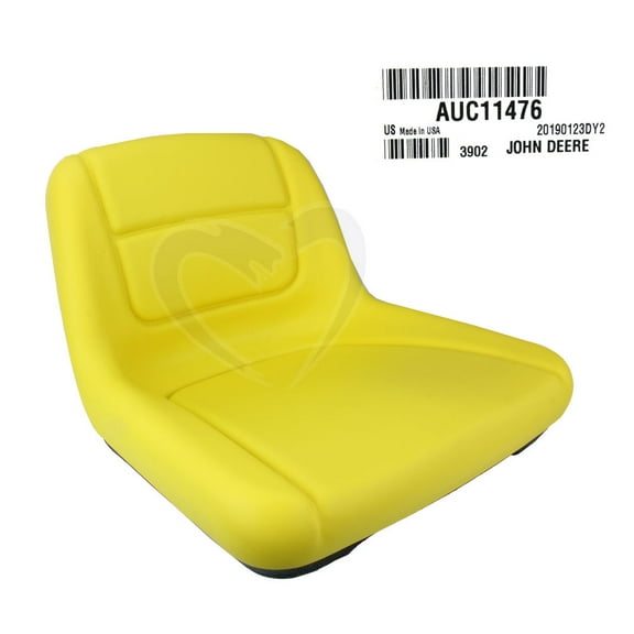John Deere Tractor High Back Seat Assembly #AUC11476
