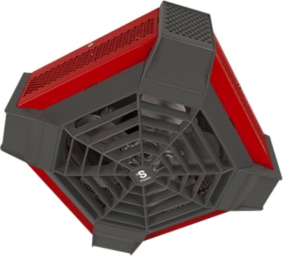Stelpro Asgh4002r Heater Garage 4kw 240v Red Walmart Com